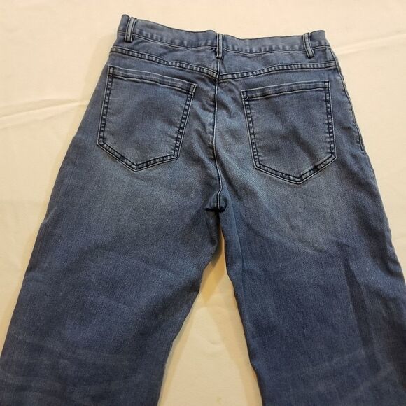 EVIDNT Los Angeles Denim Frayed Hem Capris Size 29 - Picture 4 of 7
